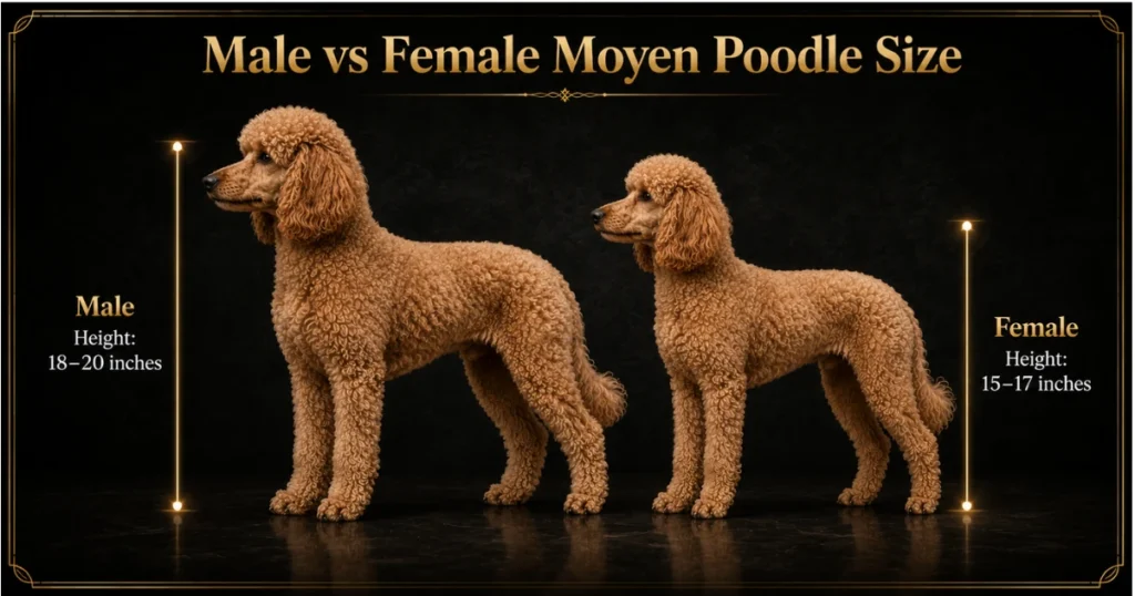male-vs-female-moyen-poodle-size